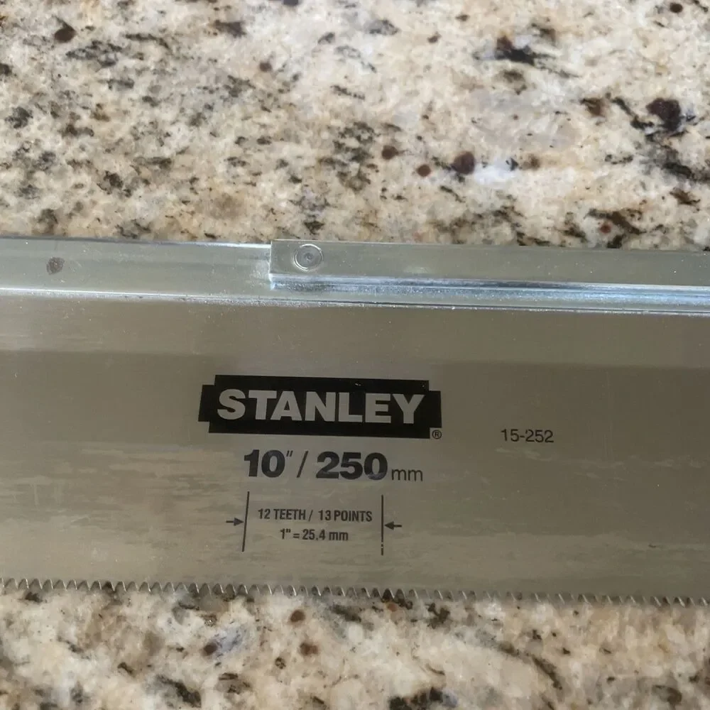 VNTG Stanley Off-Set Wood Handle for Flush Cut 10” Reversing Backsaw # 15-252 - Picture 9 of 12